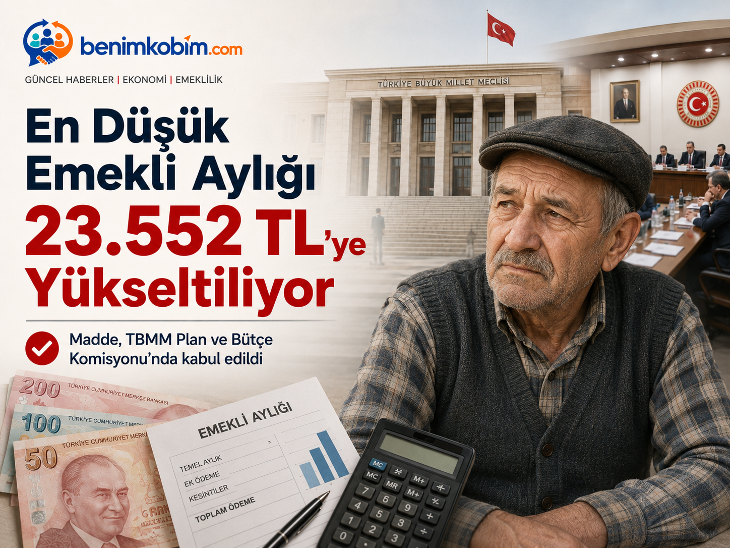 Emekli aylıkları belli oldu